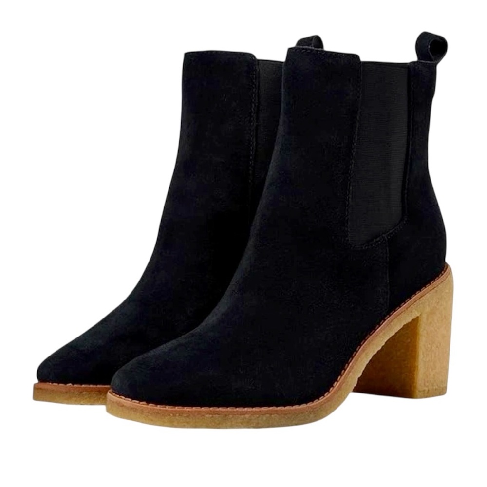 Lauren Ralph Lauren Marianna Chelsea Womens
9.5 Black Suede Fashion Heeled Boots